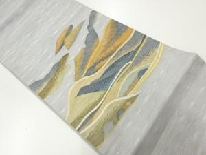 山並み模様織出し袋帯